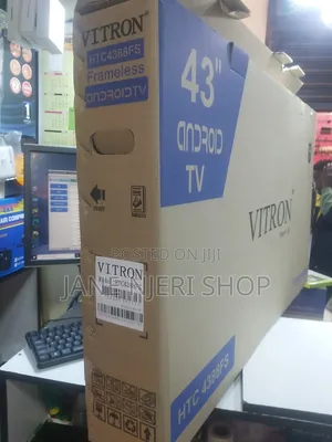 Vitron  43 Inches  Android  Tv Frameless  New Model