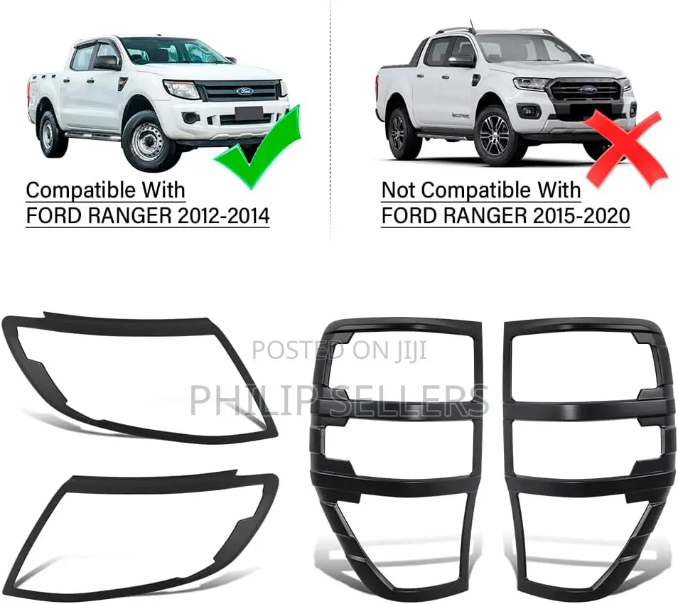 Eadlight and Tail Light Guards for Ford Ranger Wildtrak
