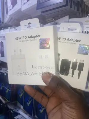 Samsung Fast Charging Charger (45 Watts)C to C Cable