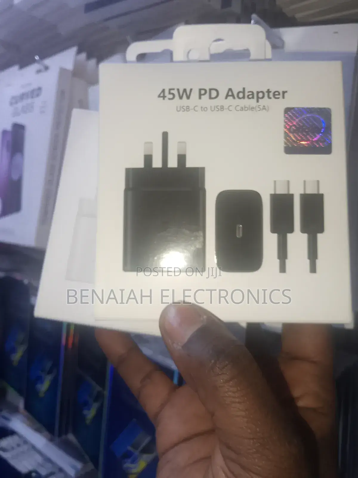 Samsung Fast Charging Charger (45 Watts)C to C Cable