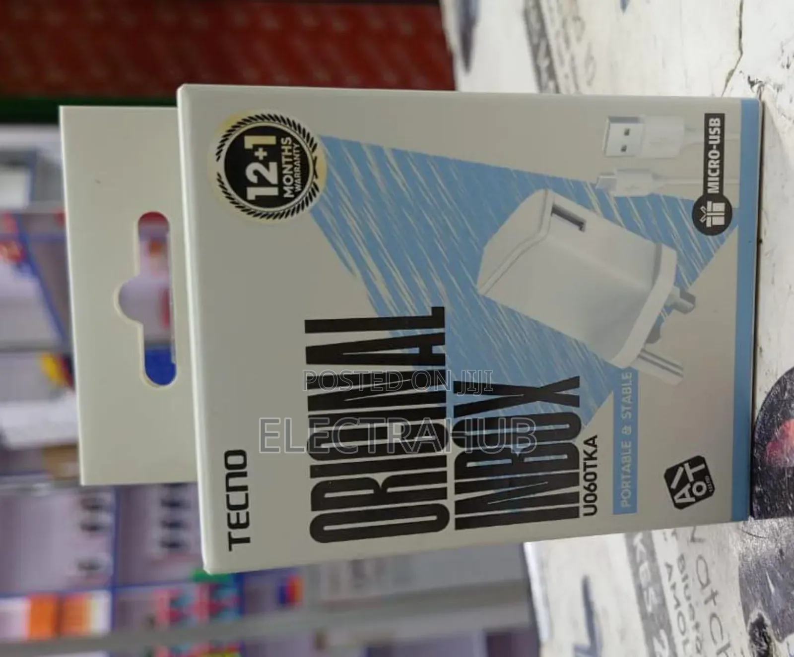Tecno Micro Usb Adapter Brand New Sealed