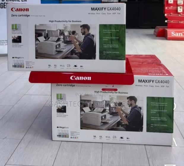 Canon Maxify Gx4040 4‐In‐1 Inkjet Megatank Printer