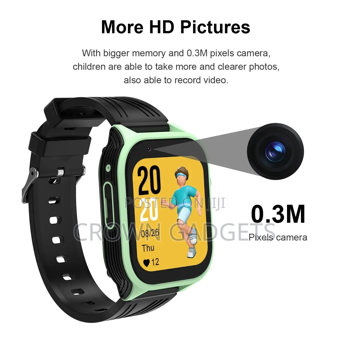 D8 Kids 4g Smartwatch With Gps, Sos Video Call
