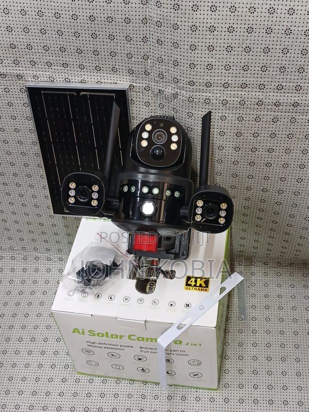 Dual Lens 4g Solar PTZ Ai Camera – Ultra Hd