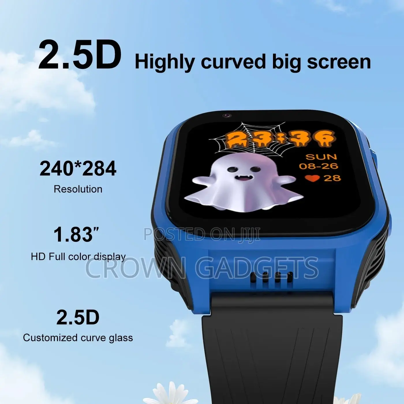 D8 Kids Smartwatch With Calls, Camera GPS