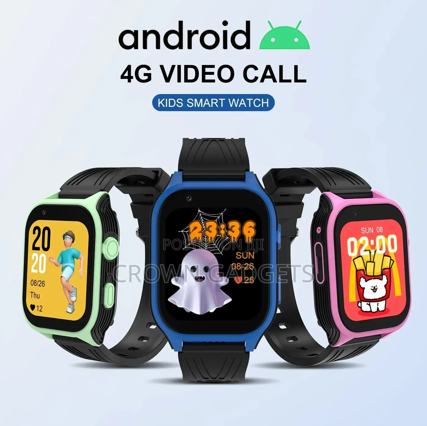 D8 Kids Smartwatch With Calls, Camera GPS