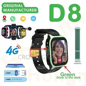 D8 4g Kids Smart Watch With GPS Tracker Video Call
