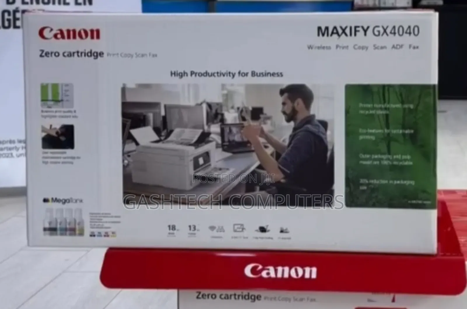 Canon Maxify Gx4040 4‐In‐1 Inkjet Color Printer