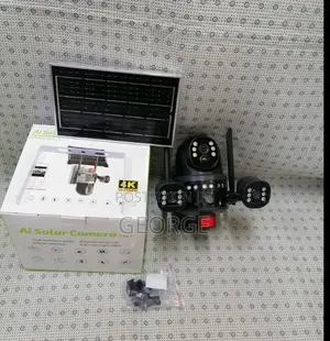 *View Point 4g Sim Monitoring Dual Lens Solar CCTV Camera