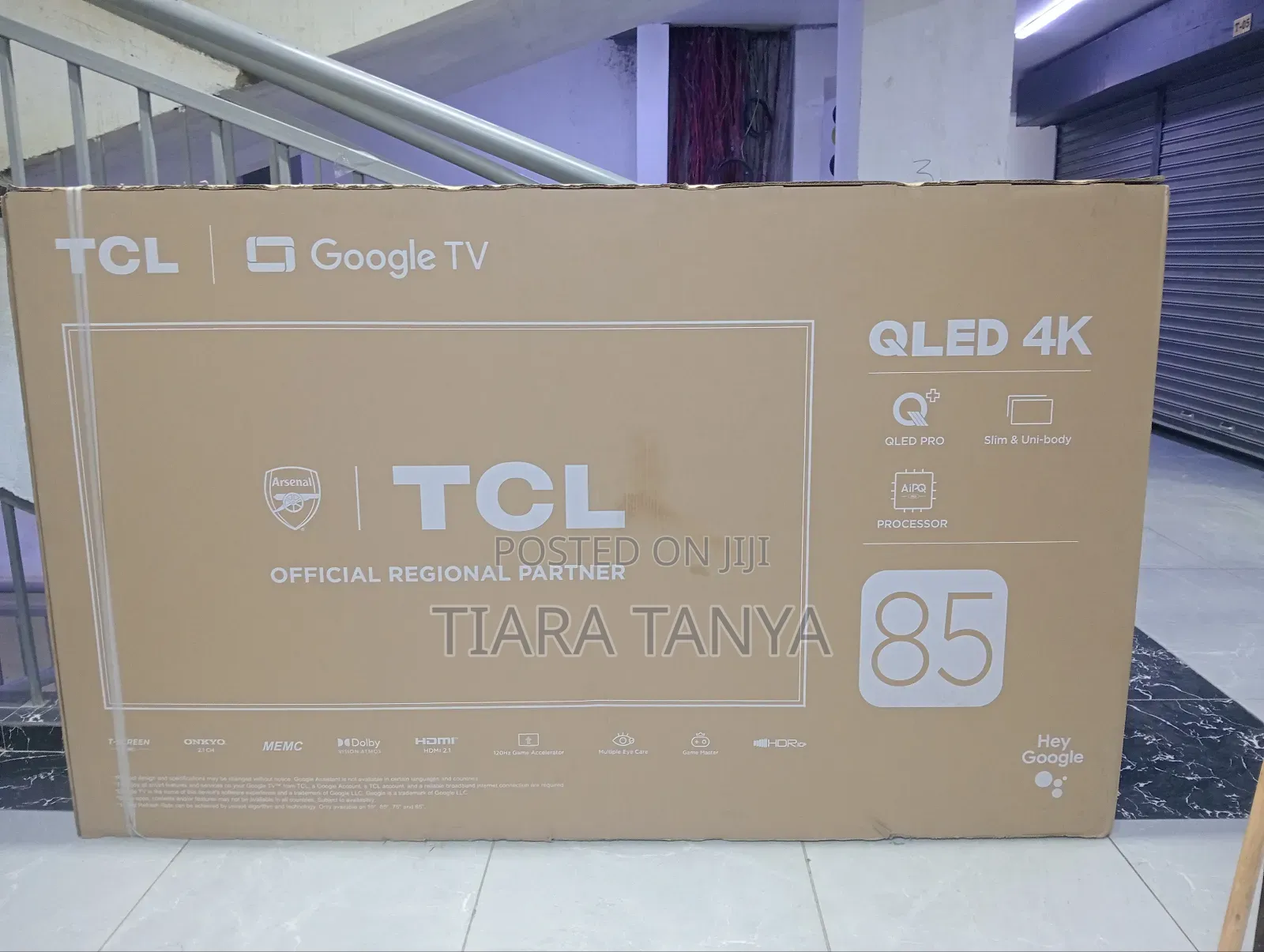 TCL 85 Inch Qled Pro Uhd With Aipq Processor