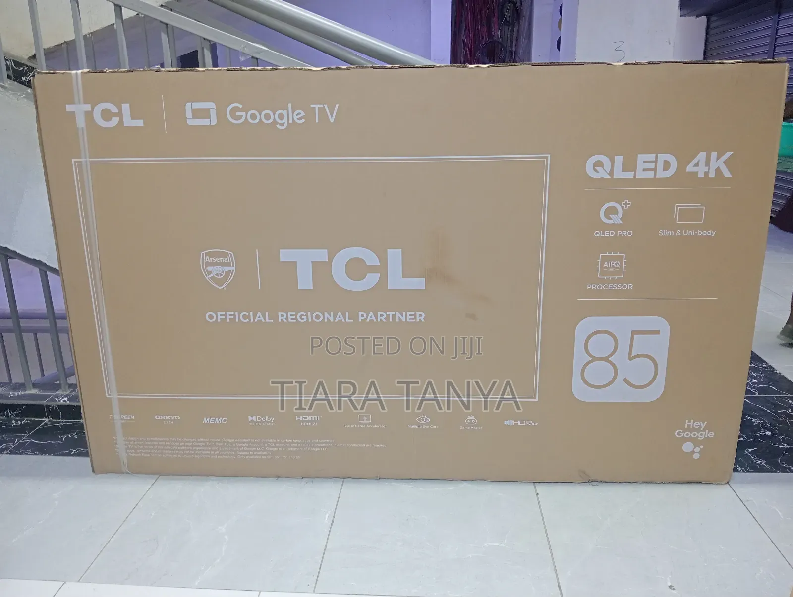 TCL 85 Inch Qled Pro Uhd With Aipq Processor