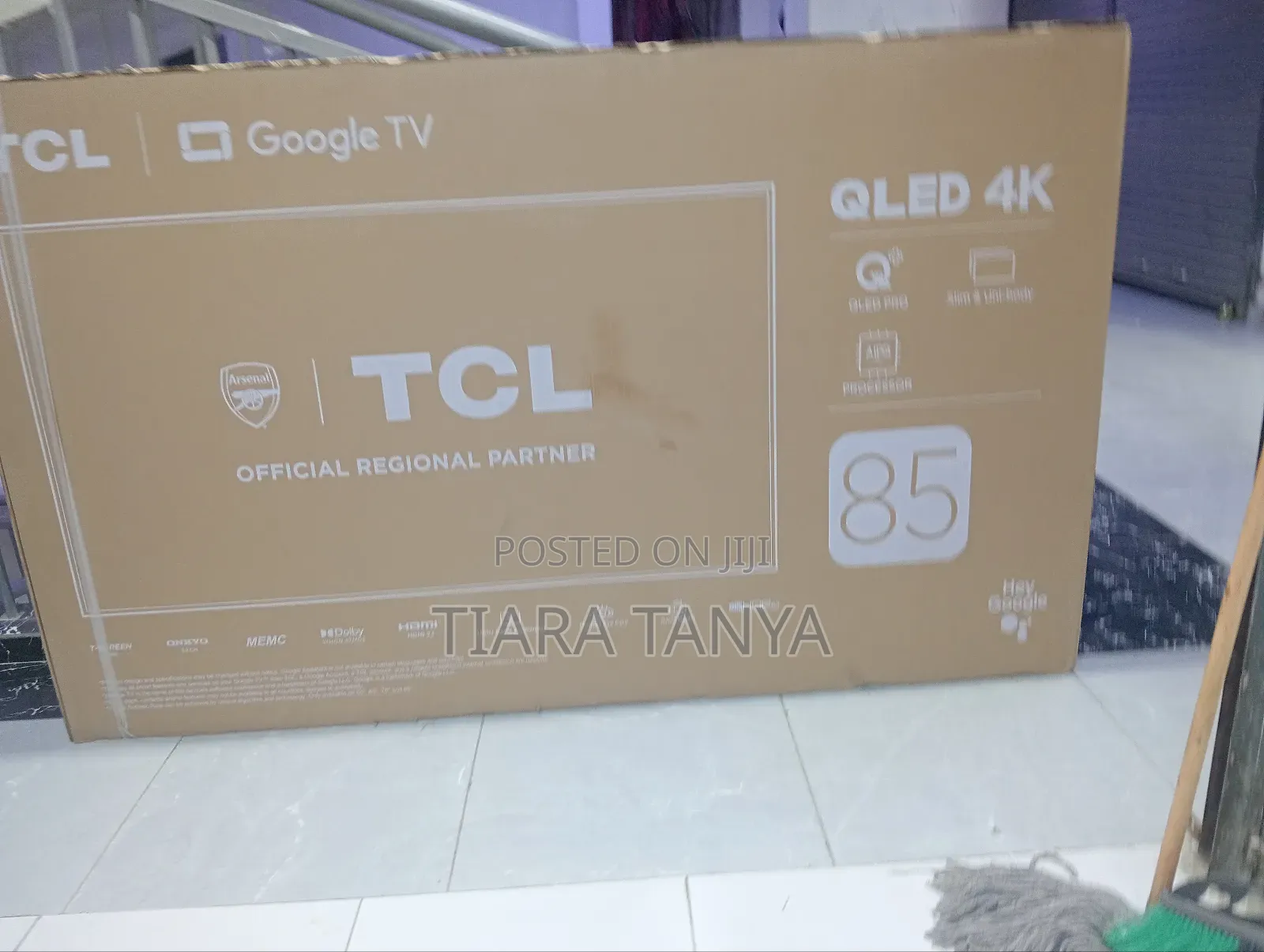 TCL 85 Inch Qled Pro Uhd With Aipq Processor