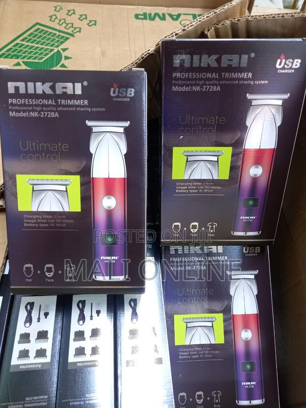 Nikai Nk-2728a Professional Hair Trimmer Usb Rechargeable - main view