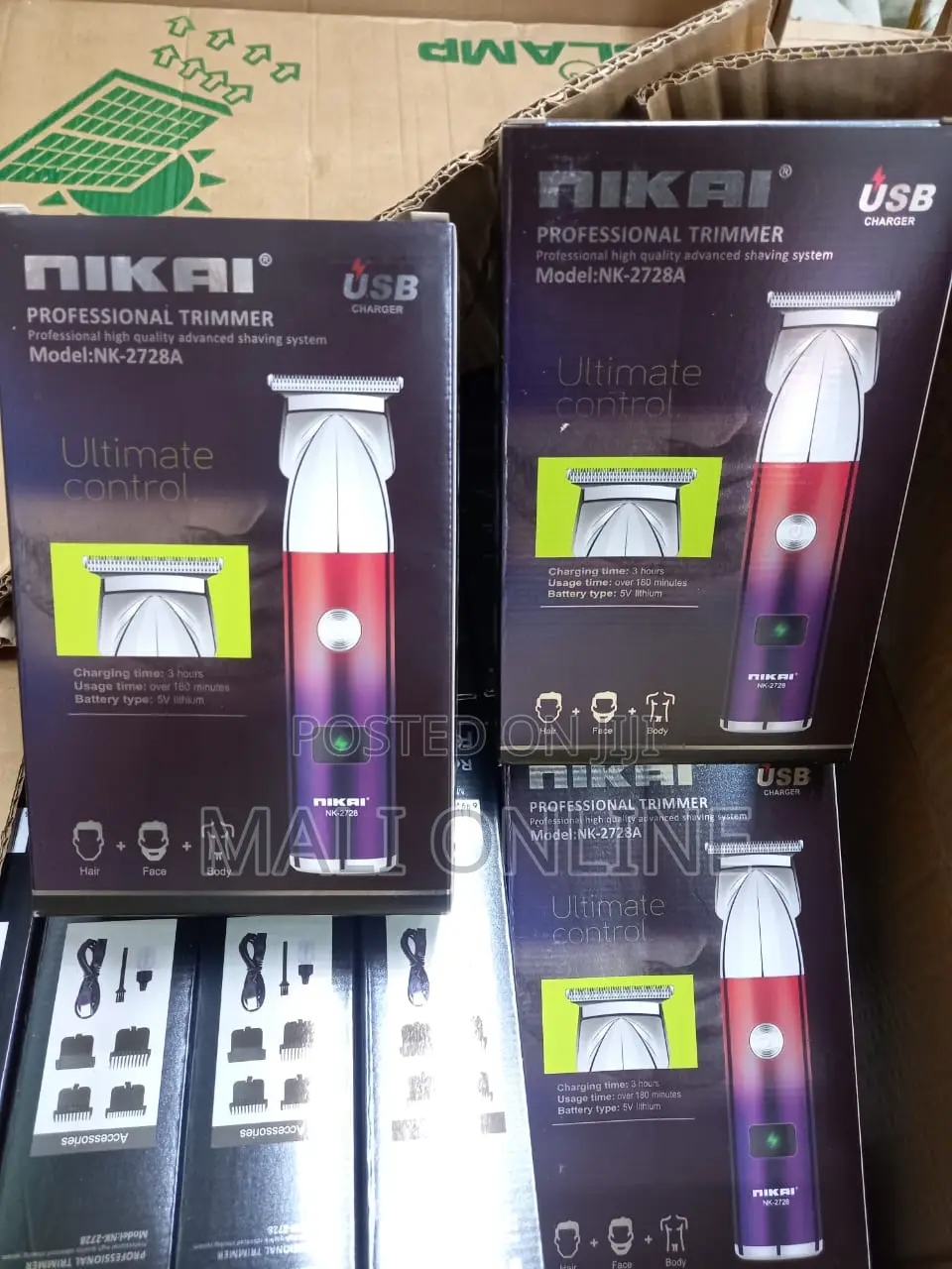 Nikai Nk-2728a Professional Hair Trimmer Usb Rechargeable