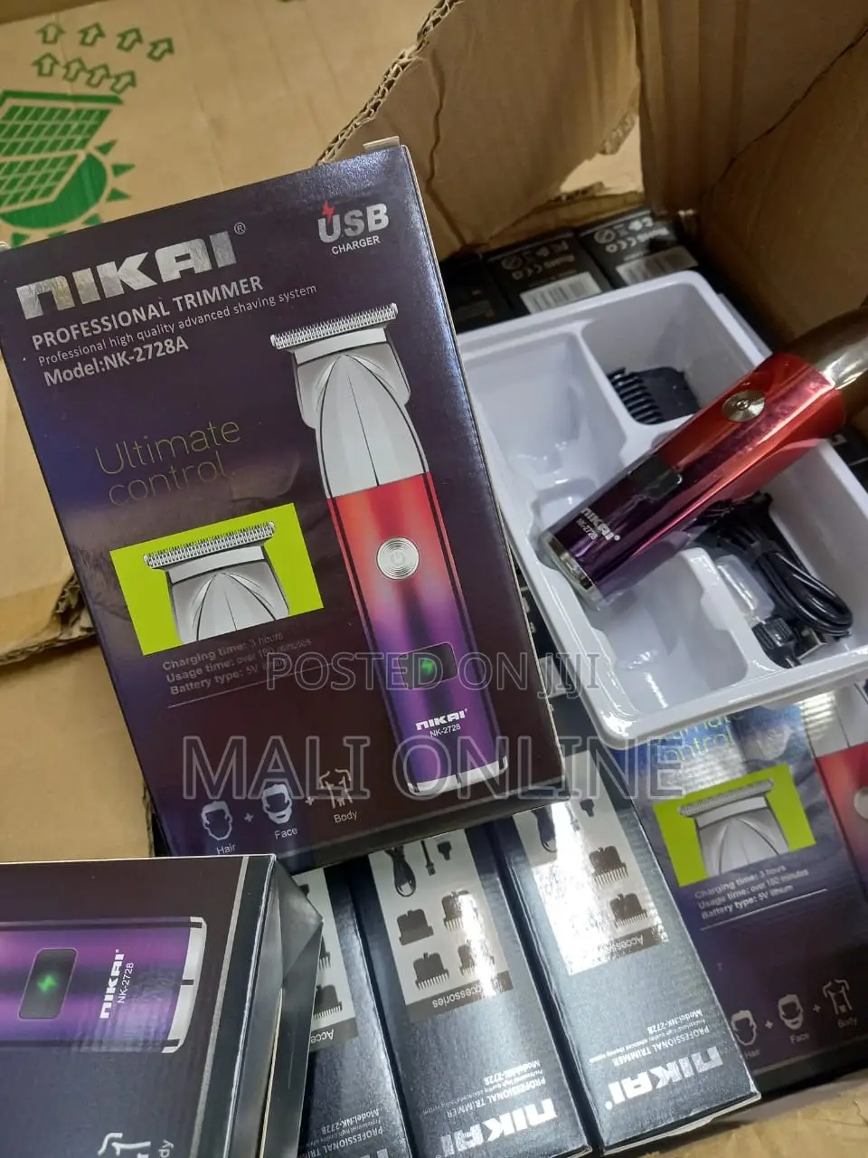 Nikai Nk-2728a Professional Hair Trimmer Usb Rechargeable