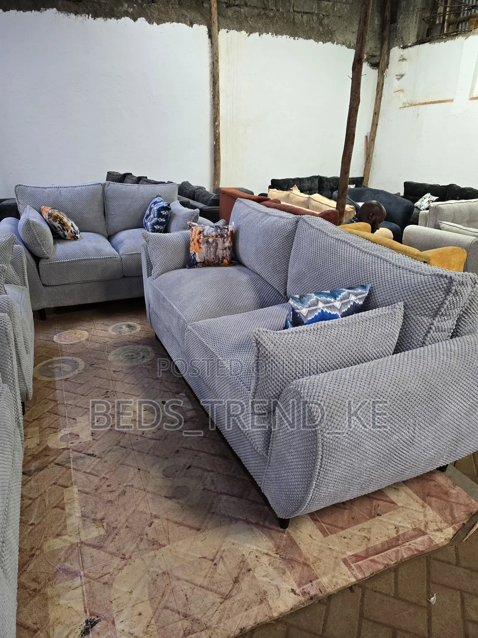 Rustic Chic 5 Seater Butterfly Sofa 3,2