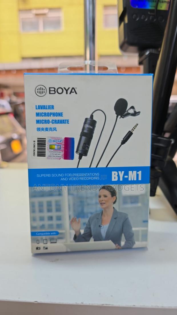 Boya Clip-on Lavalier Mic With 6m Cable – Universal