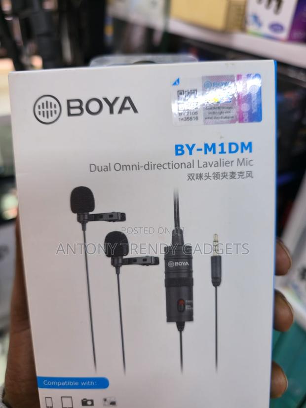 Boya Lavalier Mic For Dslr, Smartphones & Recorders