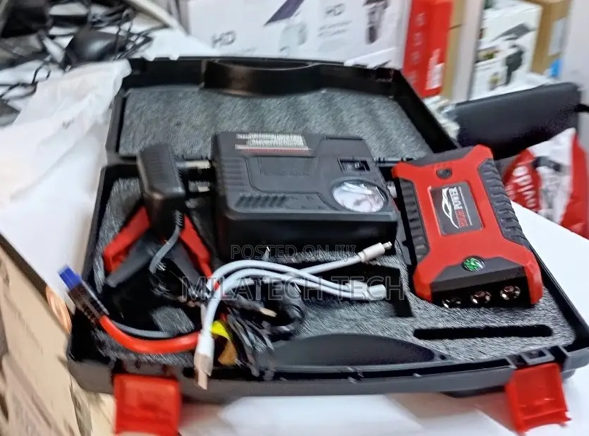 New Portable Jump Starteer Including Tyre Air Compressor