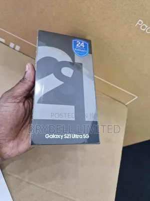 New Samsung Galaxy S21 Ultra 5G 256 GB Silver