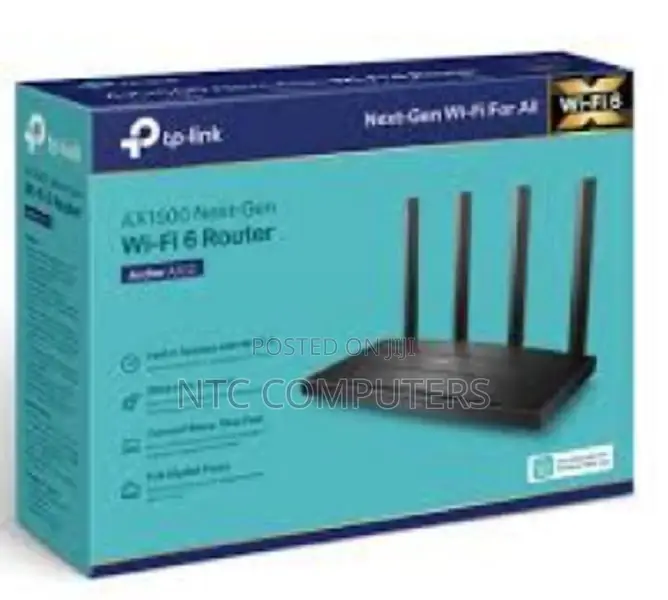 Tp-Link Ax1500 Wi-Fi 6 Router - Tl-Archer Ax12