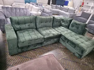 6 Seater Chesterfield L Sofa