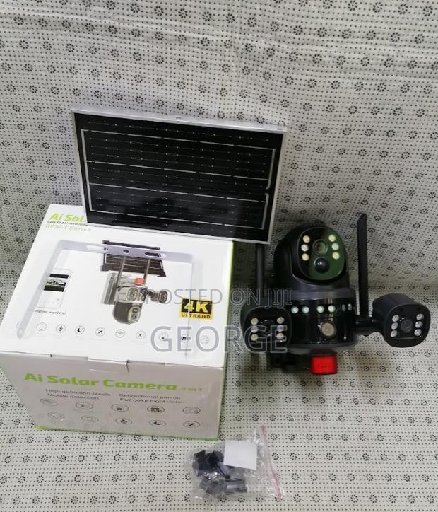 Ai 4g Multi Lens Solar CCTV Camera