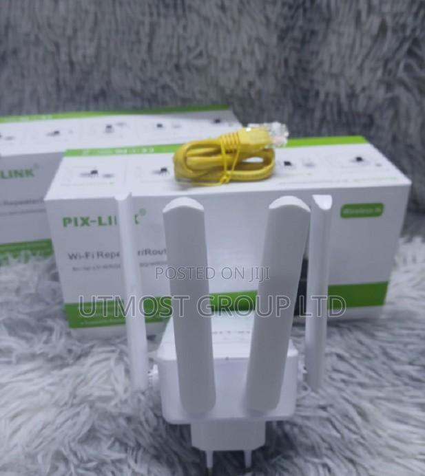 Brand Pix-Link) Wireless Router Repeater Wifi Signal Booster