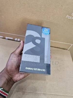 New Samsung Galaxy S21 Ultra 5G 256 GB Black