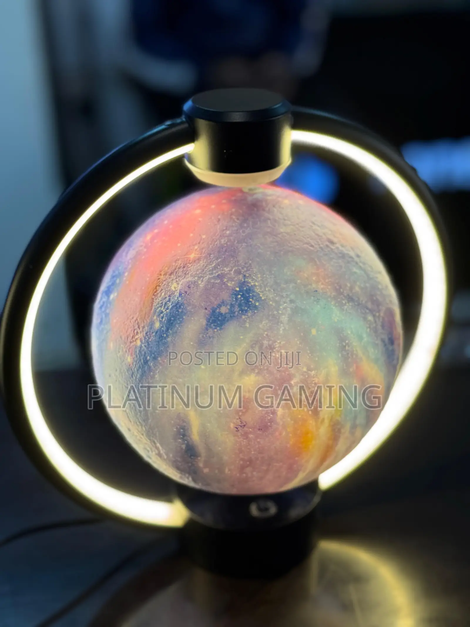 Magnetic Levitation Moon Lamp Bluetooth Speaker