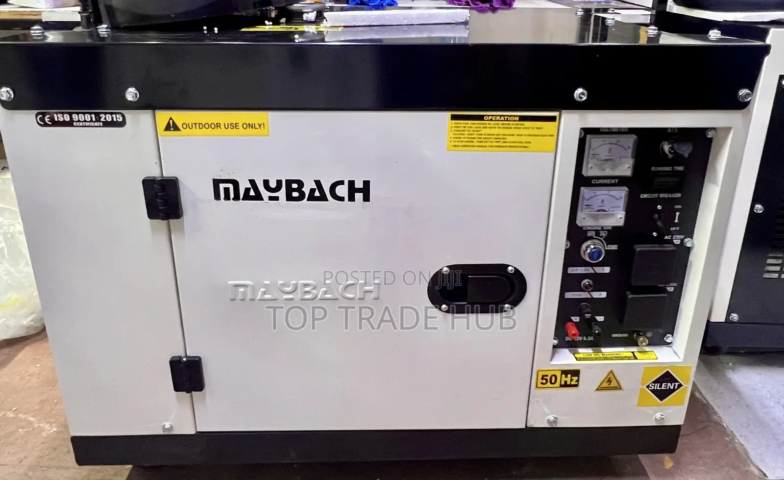 Maybach Super Silent Diesel Generator 12kva 3 Phase With Ats