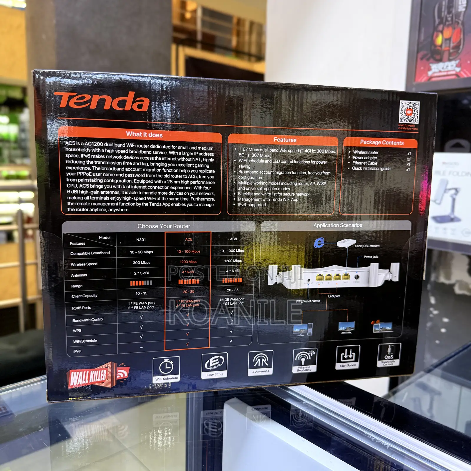 Tenda Ac1200 Smart Dual-Band Wifi Router