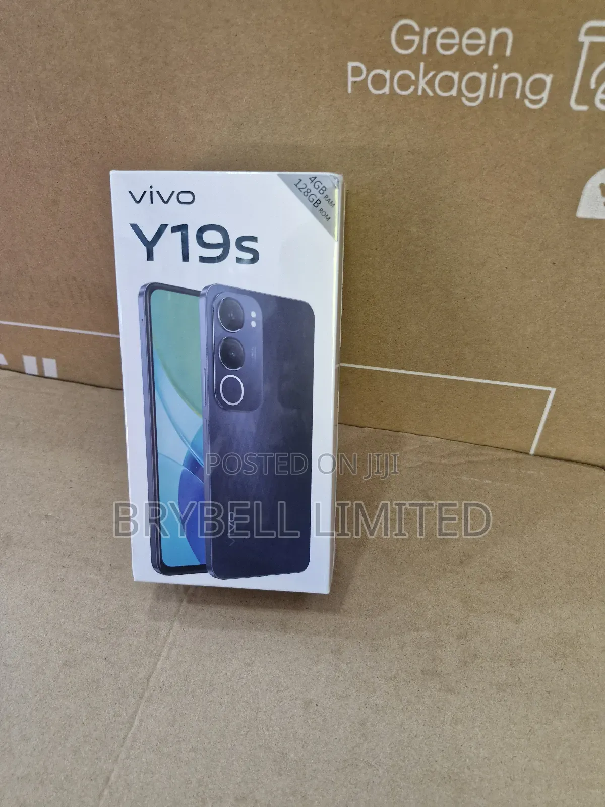 New Vivo Y19 128 GB Black