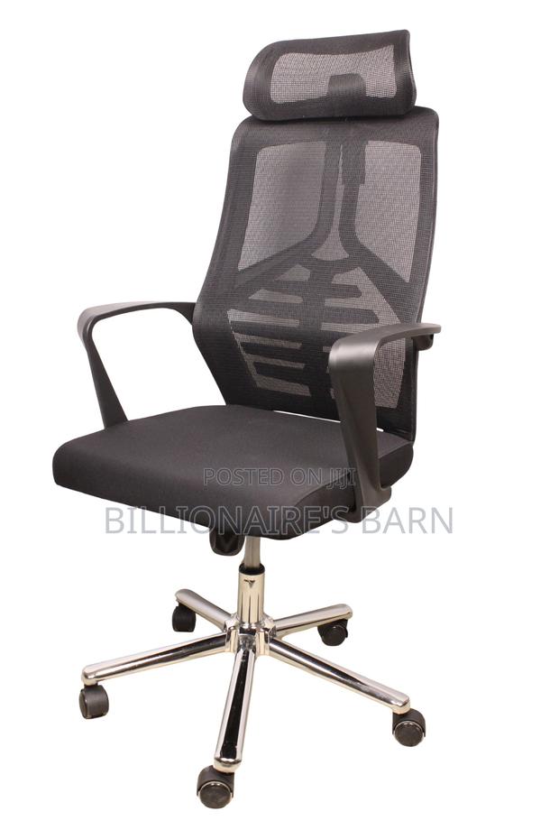 Office Chair;; Office Computer Mesh High Back Chair Black - main view