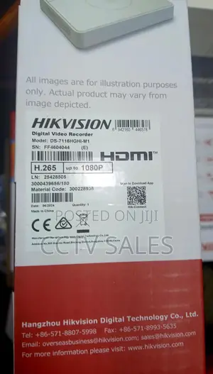 Ds-7116hghi-M1 Hikvision Plastic DVR 7100 Series 16 Channel