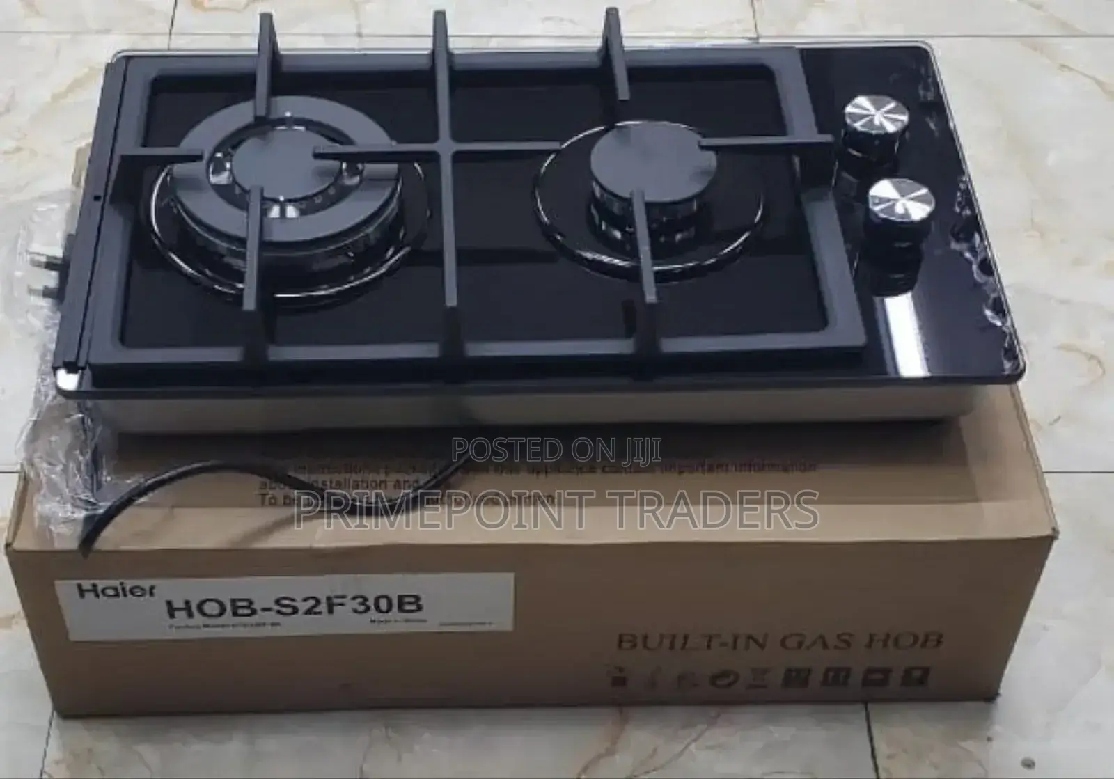 Haier Glass Inbuilt 2 Burner