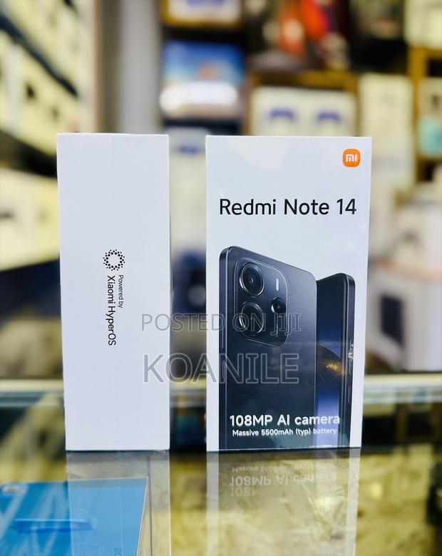 New Xiaomi Redmi Note 14 128 GB Black - main view