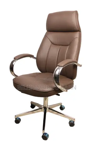 Office Executive Fixed Office Seat in Brown