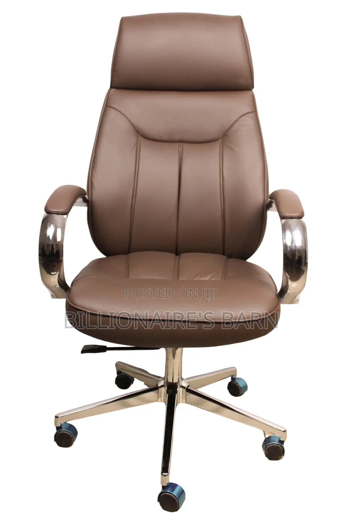 Office Executive Fixed Office Seat in Brown