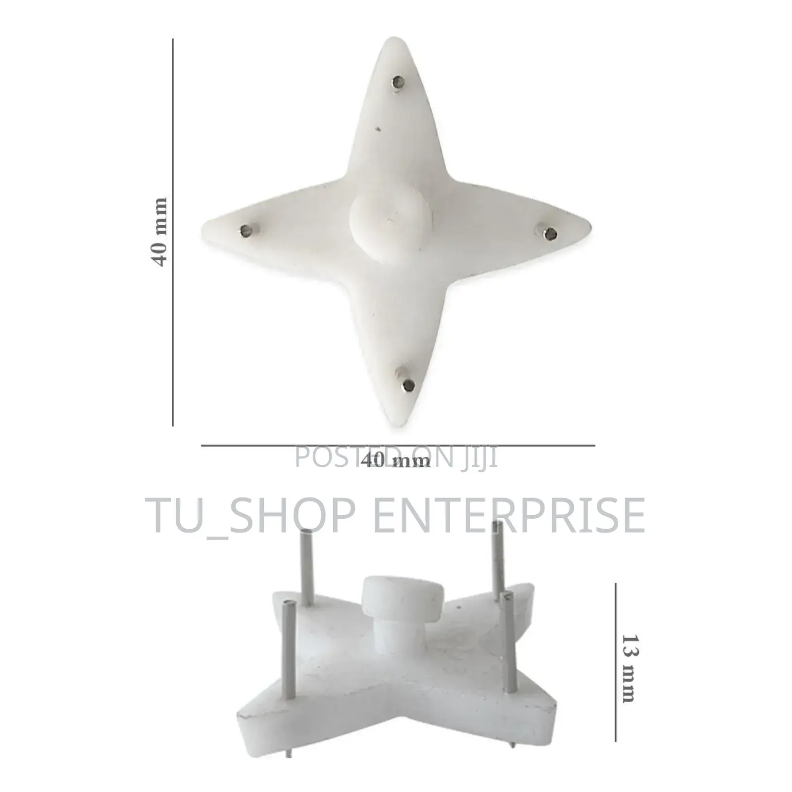Hard Plastic 4-Pin Seamless Nail