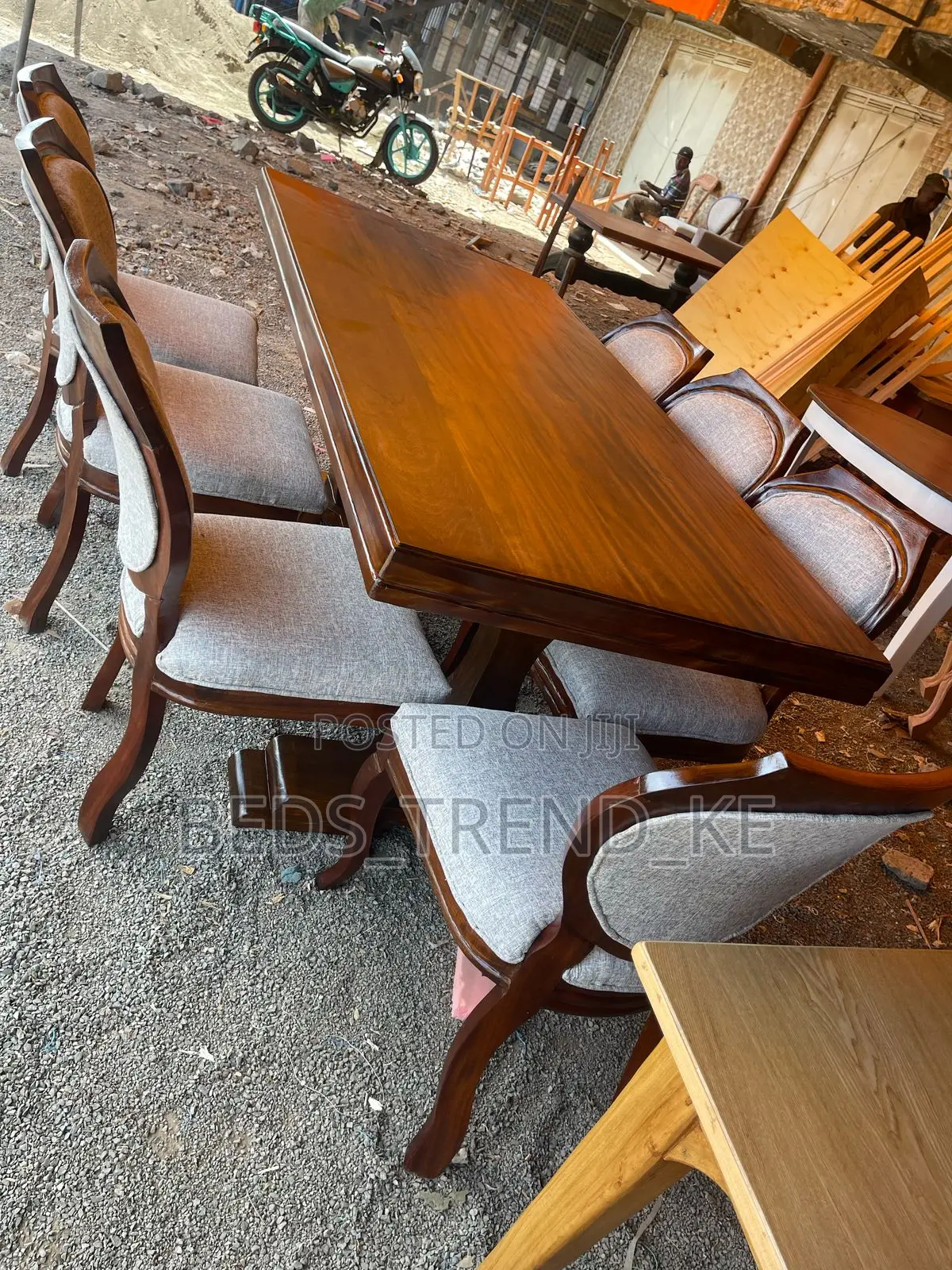 Soft-Touch 8 Seater Dining Set