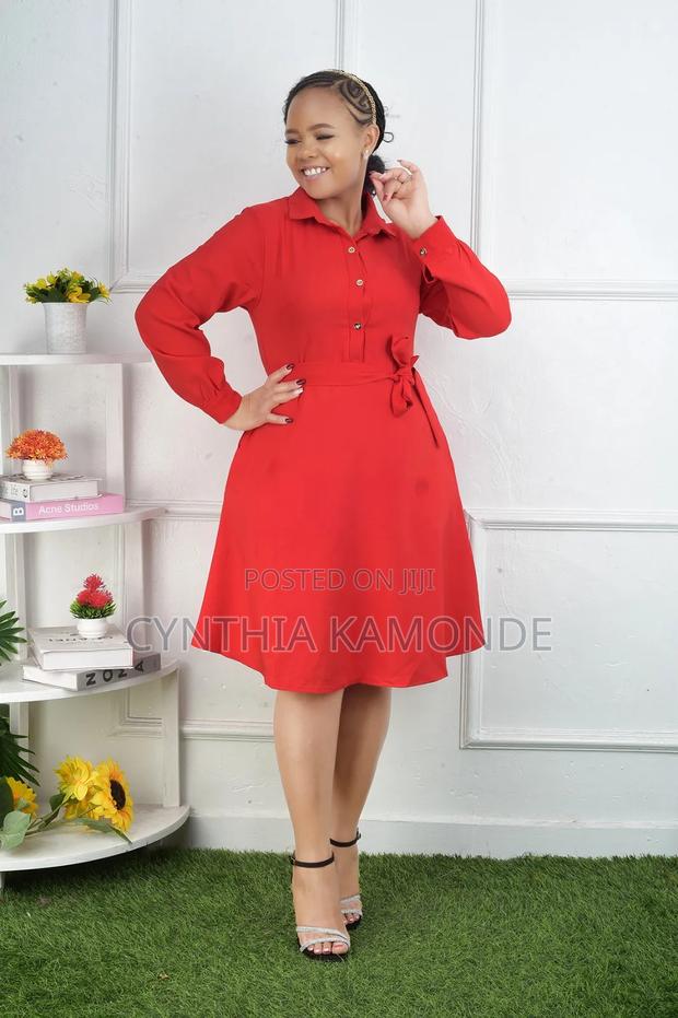 Waist Strap Shift Dress - thumbnail 2