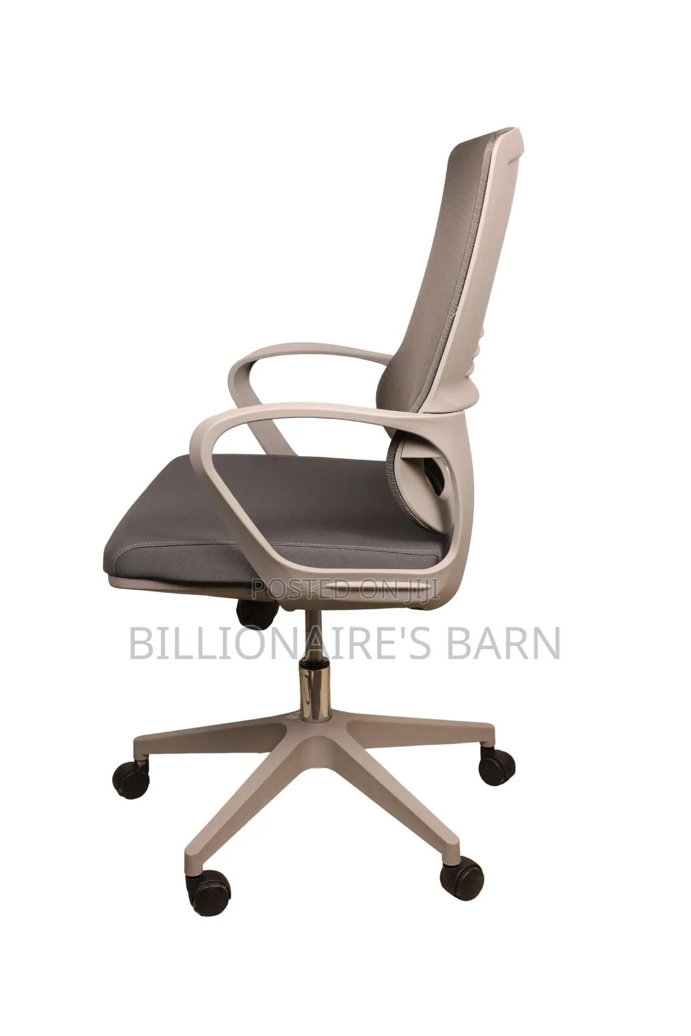 Office Chair Gray Mid-Back Mesh Office Chair