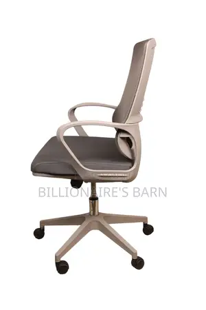 Office Chair Gray Mid-Back Mesh Office Chair