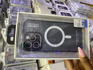 Lamicall Magnetic Case for iPhone 14 Pro Max Transluscent