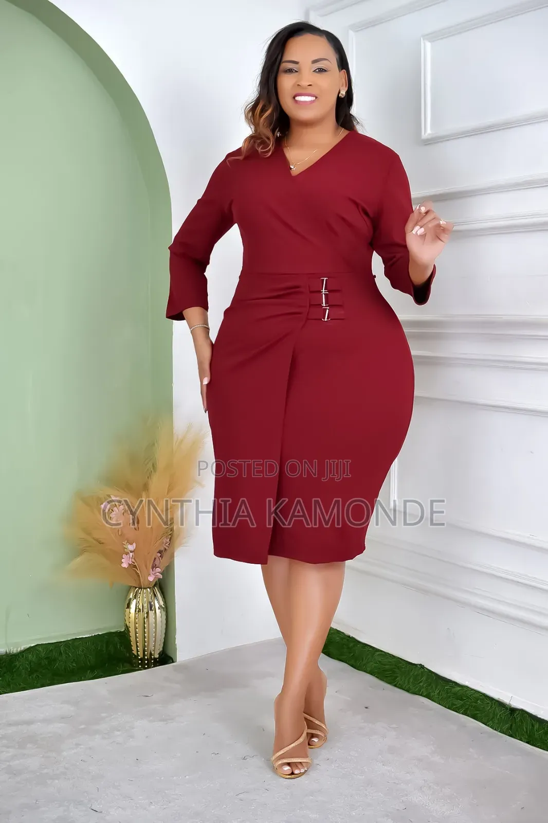 Zipper Fitting Dress