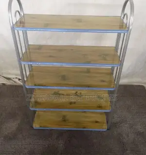 Elegant 5-Tier Wooden Shoe Rack – Premium Imported Finish