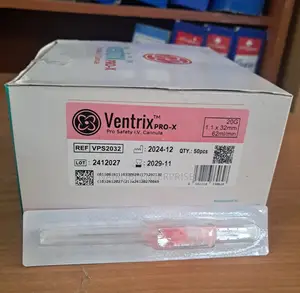 Ventrix Pro Safety X-Iv Cannula 20g (50s) 1.1x32mm, 62ml/Min