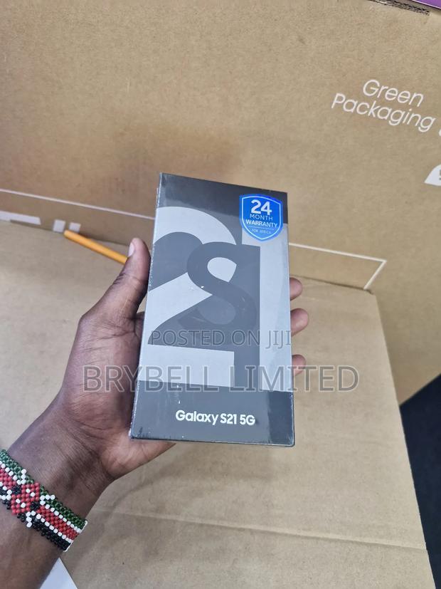 New Samsung Galaxy S21 5G 128 GB Silver - thumbnail 3