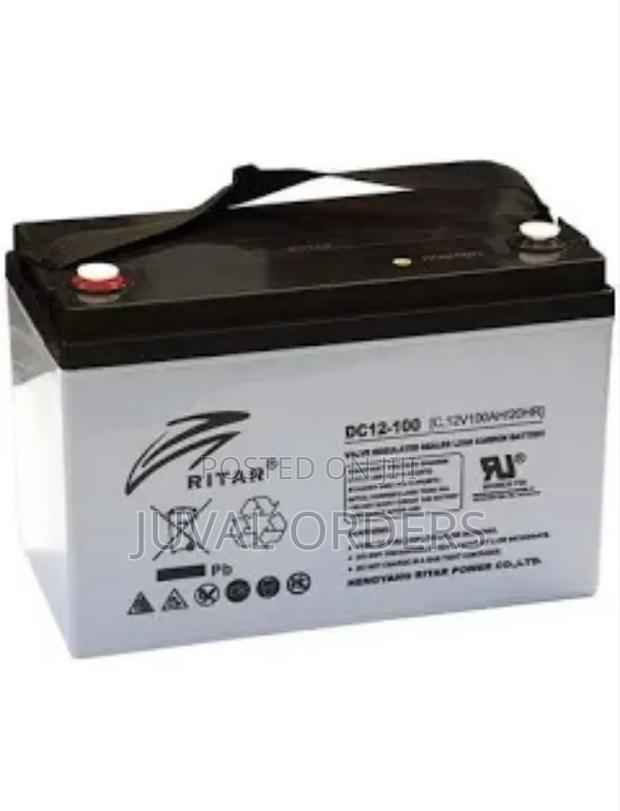 100ah Ritar Solar Battery - main view